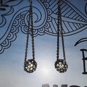 5/$25 Disco ball dangling earrings